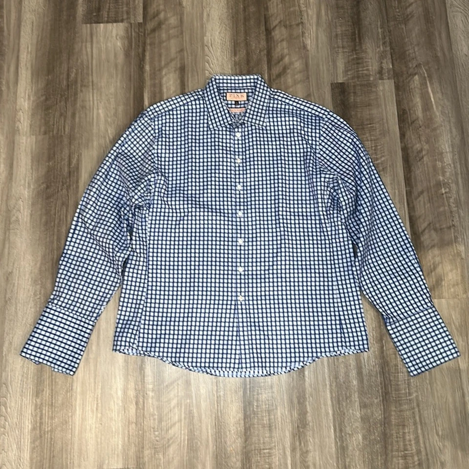 Pink Thomas Pink Slim Fit Prestige French Cuffed Button Down - 18.5 (2XL) - Image 2 of 4