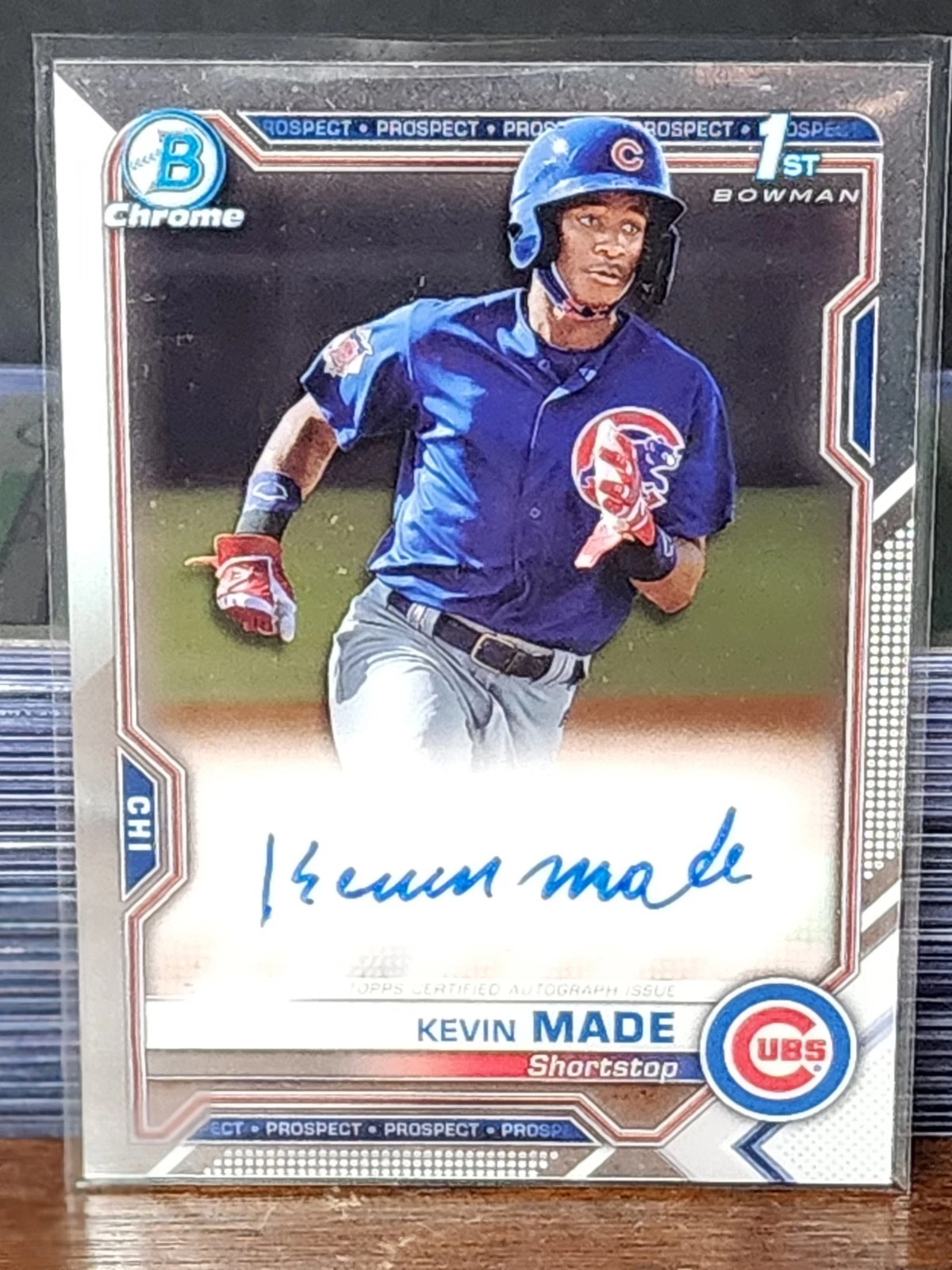 2021 Bowman Chrome - Prospect Autographs Kevin Made #CPA-KM (AU, RC)