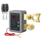 Automotive 12V Remote Battery Disconnect Switch with LED Voltage Display