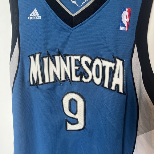 Minnesota Timberwolves Jersey Swingman Adidas Men’s Small +2 Length NBA Rubio - Picture 2 of 7