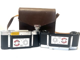 Zeiss Ikon 35 mm fotocamera rivista pellicola posteriore per Contarex con custodia in pelle
