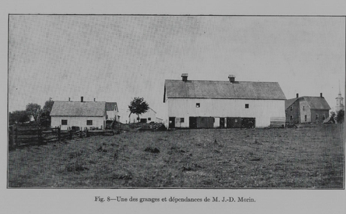 1912 DEUX PHOTOGRAPHIES IMPRIMÉS DE LA MAISON & GRANGE DE J.D. MORIN - Bild 2 von 2