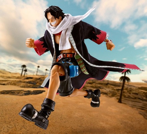 S.H. FIGUARTS ONE PIECE ACTION FIGURE PORTGAS D. ACE FIRE FIST 15 CM BANDAI NEW - Imagen 5 de 11