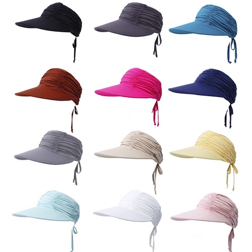 Fashion Women Sun Protective Visor Hat UV Shielding Adjustable Beach Hat Gift - Picture 2 of 24