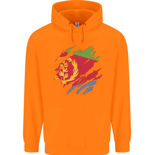 Torn Eritrean Flag Eritrea Flag Day Football Childrens Kids Hoodie - Picture 27 of 78