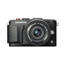 USED Olympus E-PL6 16MP with EZ 14-42mm Black Excellent FREE SHIPPING