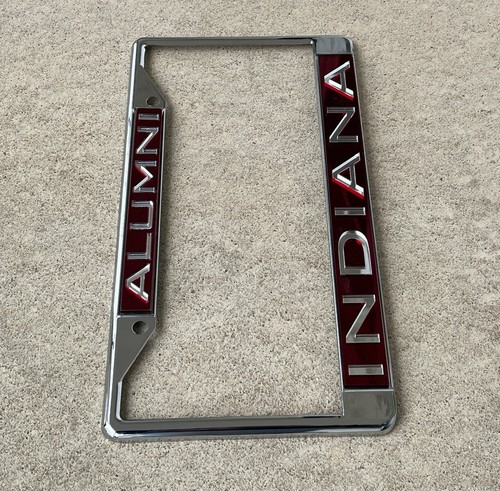 Indiana University Alumni Car Metal License Plate Frame - Picture 4 of 5