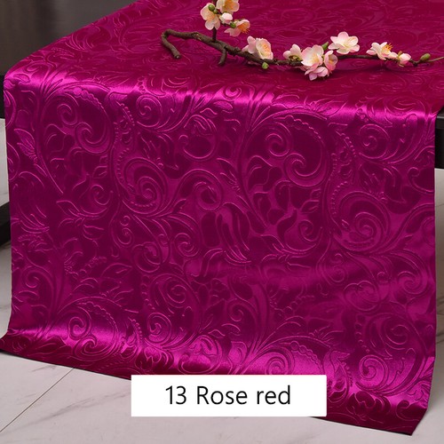 DIY Velours Gaufrage Floral Tissu Vêtements Rétro Nappe Sofa Coussin Housse Sew - Photo 12/28