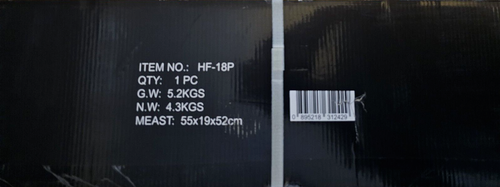 Hyper Wind 18" 3-Speed High Velocity Heavy Duty Metal Industrial Floor Fan Quiet - Picture 12 of 14