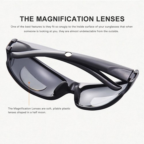 Stick-on Bifocal Reading Lenses Magnifying Reader Lenses for Sunglasses/Glasses - Picture 7 of 16