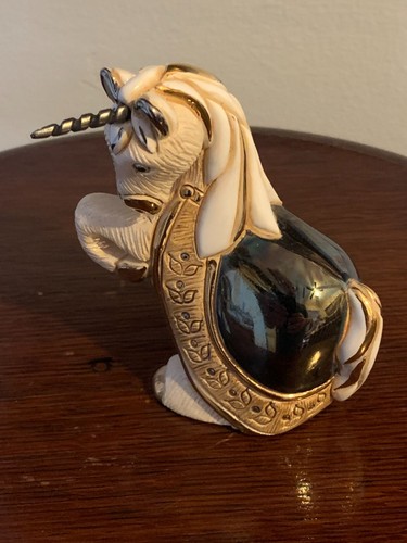 A Rare De Rosa Rinconada Unicorn # 794 Ceramic figurine - Picture 2 of 11