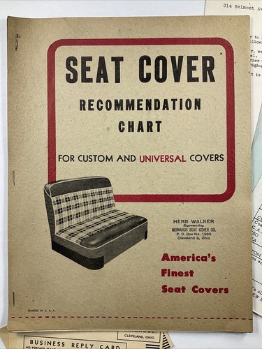 1948-49 Monarch Seat Covers Cleveland Ohio Catalog Ford Lincoln Studebaker Chevy - Picture 2 of 12