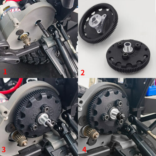 AXSPEED 7075 ALUMINIO Slipper Eliminator Pro Spur Mount para Traxxas slash 2.4G VR46 - Imagen 3 de 14