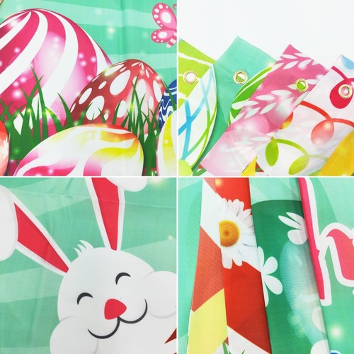 New Easter Photo Booth 71 x 43Large Easter Colorful Eggs Background Party Banner - Picture 5 of 7