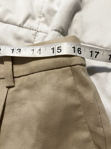 J Crew Shorts Linen Blend Pleated Khaki NWT Women Size 10 High Rise - Picture 10 of 12
