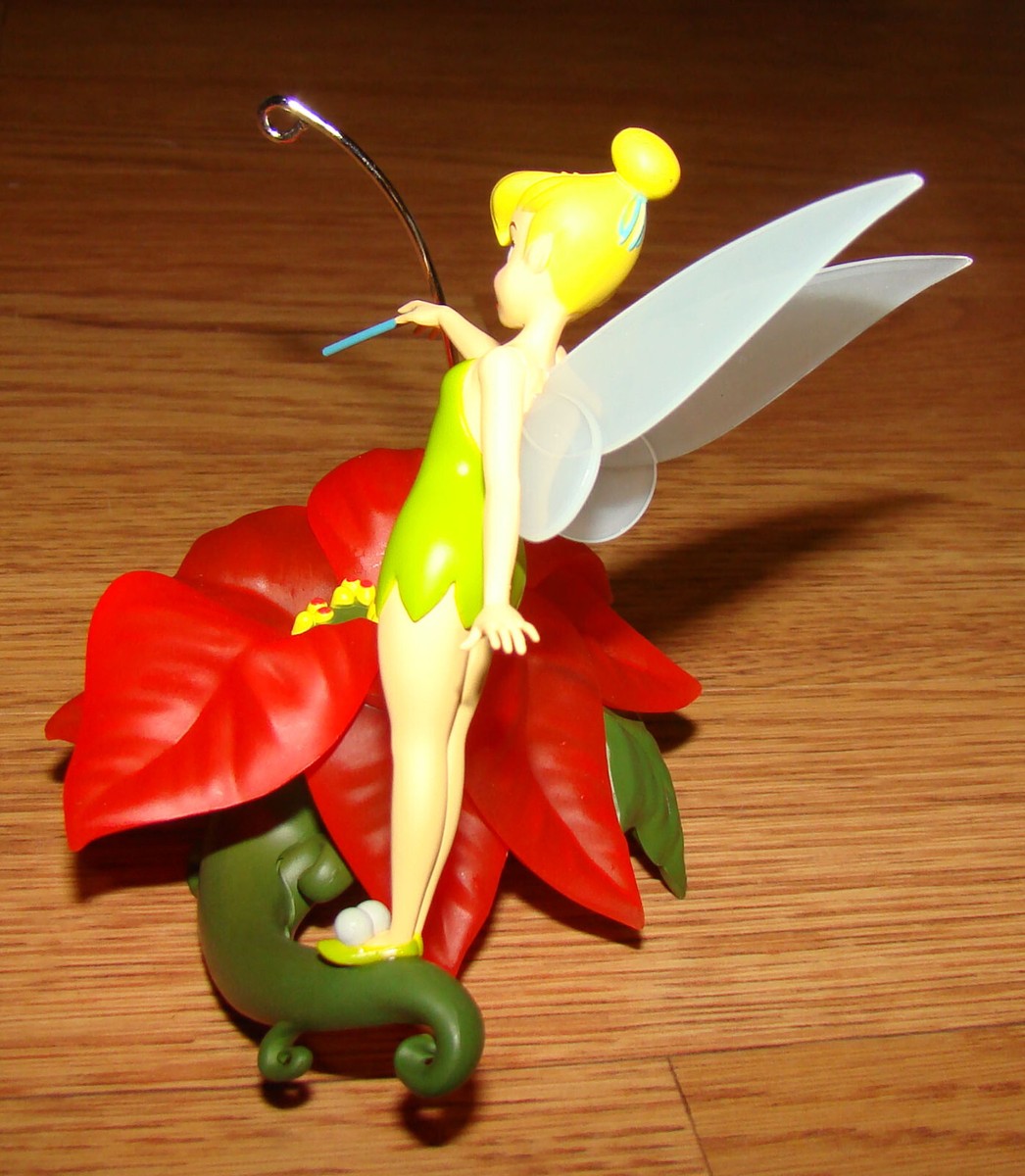 Hallmark, Disney Tinker Bell PIXIE-DUSTED POINSETTIA (QXD6637