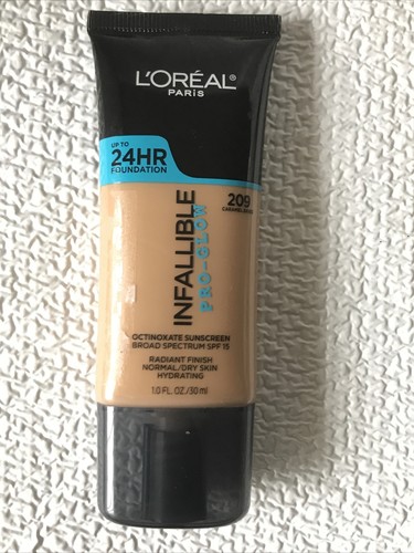 L'Oreal Paris #209 Infallible Pro-Glow Foundation Normal/Dry Skin 1 fl.oz. - Picture 4 of 7