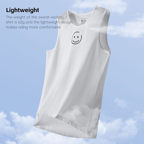 WEST BIKING Breathable Sports Vest Quick Dry Cycling Fitness Tops Undershirt - Picture 15 of 18