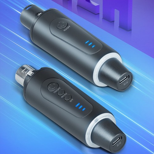 Adaptateur Microphone sans Fil Rechargeable avec Longue Distance de Travail de 1