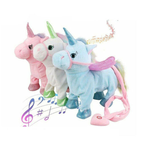 Magical Walking Unicorn Toys Singing Songs Children Gift Unicorn Plush Toy Kids - Picture 9 of 15