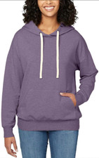 Buffalo David Bitton Womens Medium Pullover Hoodie with Pocket - Purple