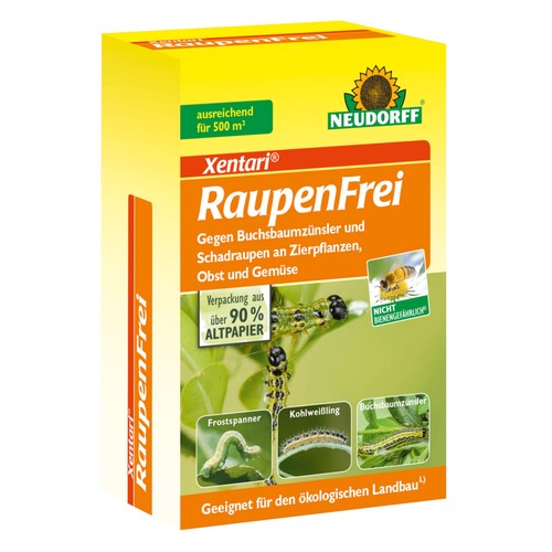Neudorff Raupenfrei XenTari 2x 25 g gegen Buchsbaumzünsler Raupen bekämpfen - Bild 5 von 5