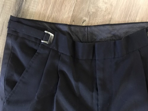 Youth Boys Pants Size 16 Black Classic Marching Band Adjustable Waist - Picture 2 of 6