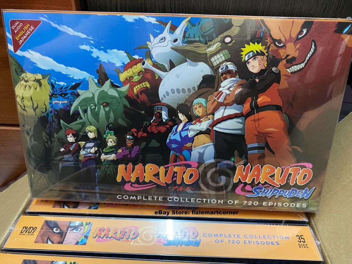 Blu-ray Box Coleção Naruto Clássico + Shippuuden - Completo