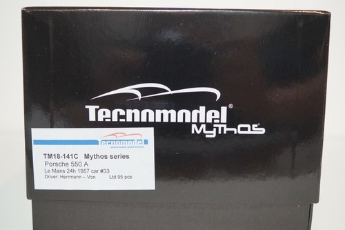 1957 Porsche 550 S LeMans race car #33 1/18 Techomodel Limited Collection Rare - Picture 5 of 6