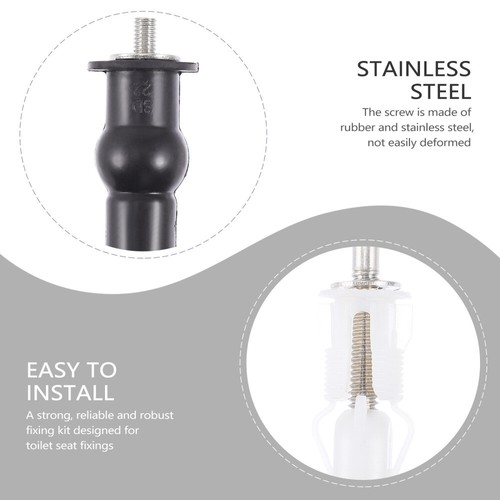 4PCS Toilet Seat Fixing Screws Bolts Bathroom Toilet Seat Cover Mounted Screws - Bild 10 von 12