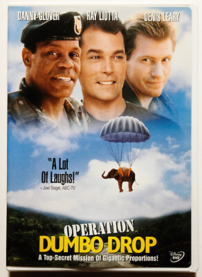 Operation Dumbo Drop (DVD, 2003) *RARE OOP* 1995 Disney Danny Glover Elephant