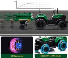 Kindertraktor elektrisch 24V Powertraktor 10 kmh Traktor Kinder Elektroauto jeep