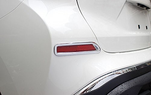 For Nissan Murano 2015-2024 ABS Chrome Rear Bumper fog lamp Light Cover Trim - Foto 5 di 7