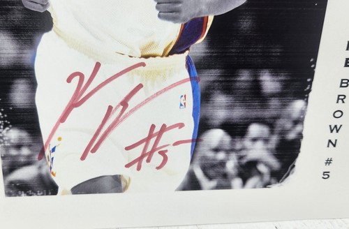 Kwame Brown Washington Wizards NBA Inspire Sports Basketball Autographed Photo - Picture 2 of 2