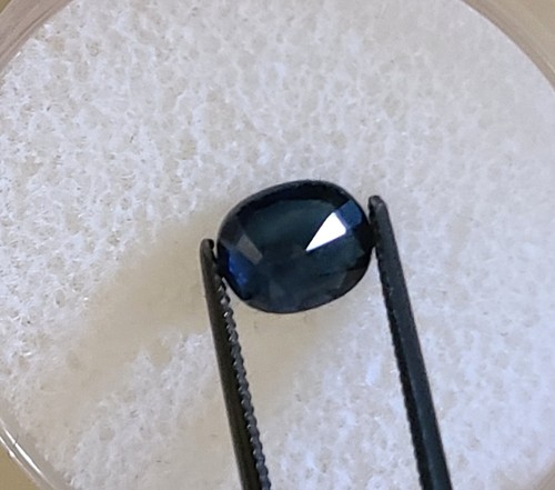 .88 Ct Natural Blue Sapphire Oval Shape Loose Stone Gemstone 6.18 x 5.20 mm # - Picture 5 of 5