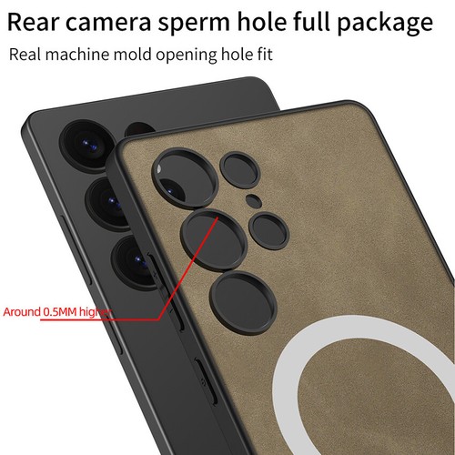Frosted Case Magnetic Charger Protective Case for Samsung S25Ultra/S25Plus/S25 - 第 3/12 張圖片