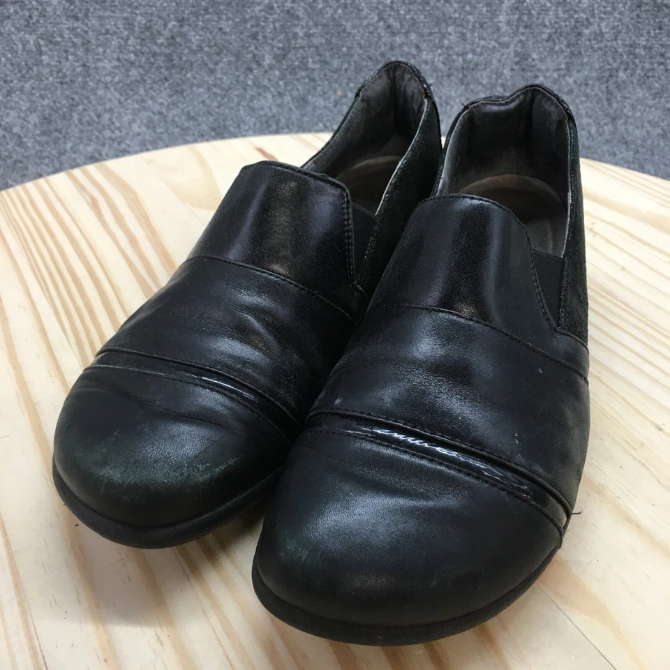 Zapatos Naot para mujer 39 Miro informales cómodos sin cordones mocasines planos de cuero negro Foto 3 de 4