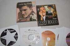 13 Karaoke Cd's Elvis Presley Kenny Rogers VCD's  CD G's Sinatra Tom Jones