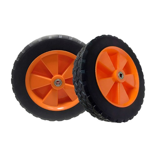 Rueda plegable de goma silenciosa para coche de camping de 7 pulgadas rueda para barbacoa - Imagen 5 de 8
