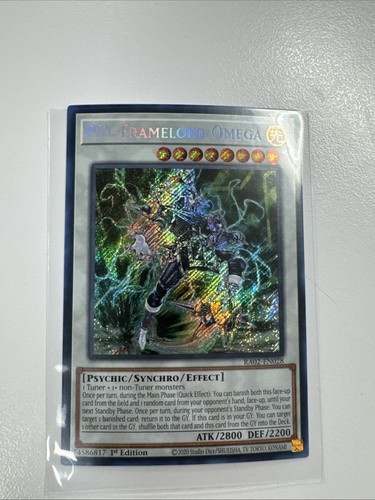 PSY-Framelord Omega (Secret Rare) RA02-DE028 25th Anniversary Rarität Sammlung - Bild 1 von 6