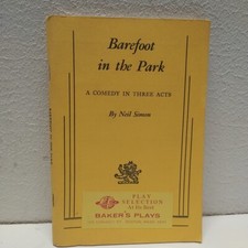 Barefoot in the Park Comedy Play by Neil Simon Baker Vintage 1963 PB