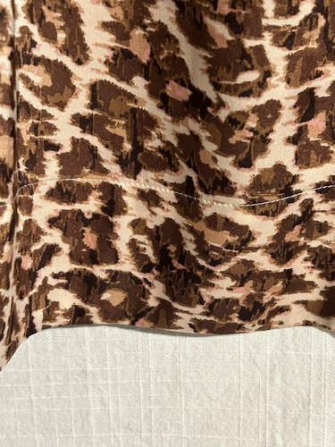 New Chicos New Dressy Tank Top camisol Animal Print Size Chicos 0 Small Tan - Picture 4 of 11