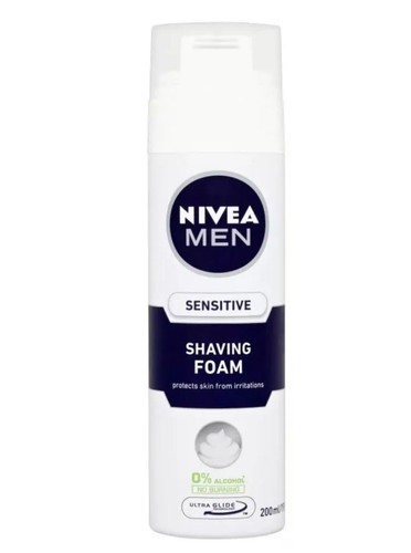 Nivea For Men Sensitive Shaving Foam 200ml - Picture 4 of 6