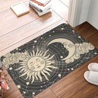 Space Doormat Moon Sun Tarot Bath Bedroom Mat Welcome Carpet Home Modern Decor