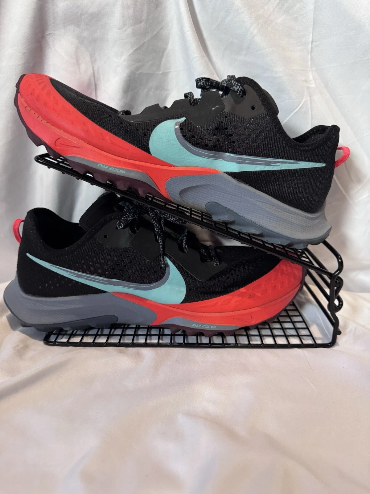 mens trainers Nike Air Zoom Terra Kiger 7 black Trail Shoes UK 8