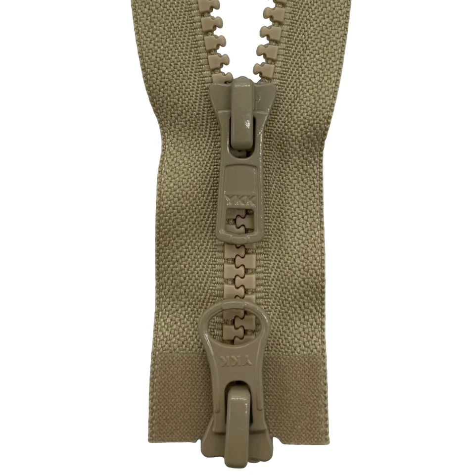 YKK 2 Wege Reißverschluss Kunststoff 5 mm 078 Olive 50-100 cm Vislon