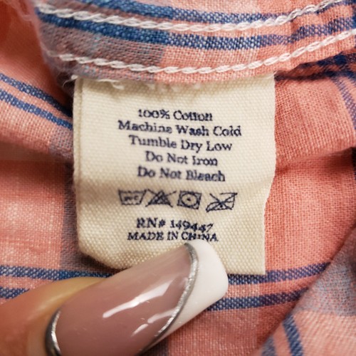 Camicia The Normal Brand a quadri con bottoni uomo XL manica corta casual western preppy - Foto 10 di 13