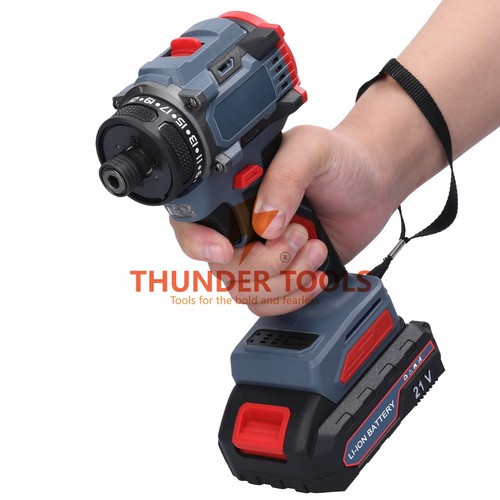Thunder Tools 21V Multifunction Electric Screwdriver 55Nm Torque Brushless Motor - Picture 7 of 48