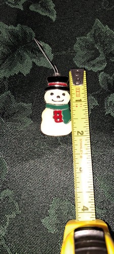DE COLECCIÓN WALLACE PLATEROS ESMALTE MUÑECO DE NIEVE GALLETA ADORNO CON CAJA - Imagen 3 de 3