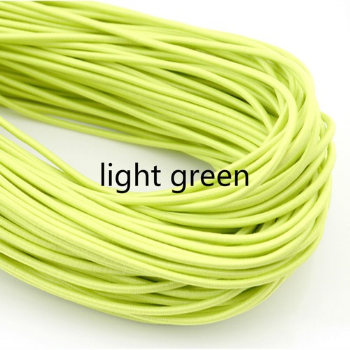 Skinny Elastic Band Cord Round Ribbon Stretchy Trimming Sewing Craft DIY 10M 3MM - Picture 8 of 33